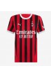 AC Milan Alvaro Morata #7 Voetbaltruitje Thuis tenue Dames 2024-25 Korte Mouw